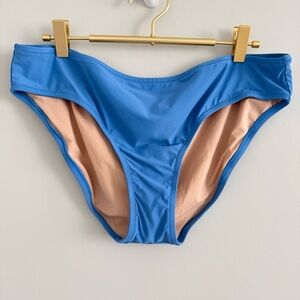 J Crew Bikini Bottom Blue Large NWT
